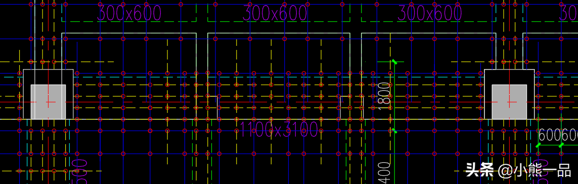 超大梁模板方案设计「1100X3100梁支撑实例」